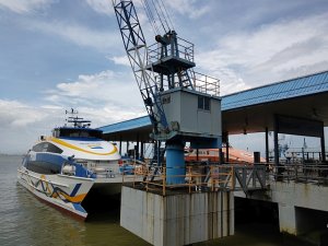 福永フェリー港～初上陸！！(^○^)