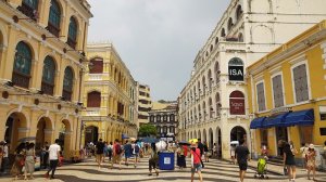 台風前日のマカオ(^○^)
