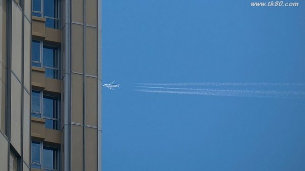 ひこうき雲～(^○^)