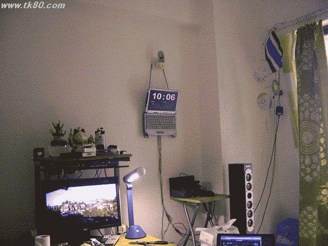 FUJITSU LOOXを壁時計にした